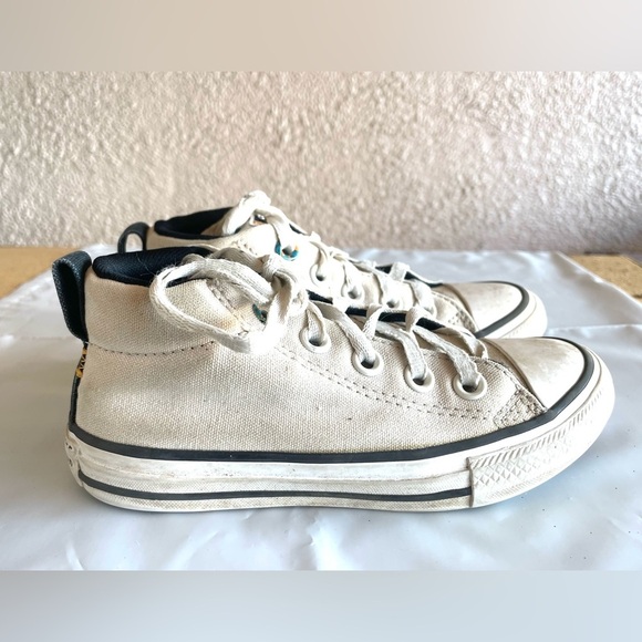 Converse Chuck Taylor All Star Natural Ivory Malden Street Shoes Youth Size 12 - Picture 1 of 8